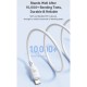 Кабель Baseus Silky Series Type-C to Type-C 100W 5A 1m White P10377704213-00