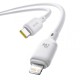 PD кабель Baseus Silky Series Type-C to Lightning 20W 1m White P10377700213-00