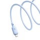 PD кабель Baseus Silky Series Type-C to Lightning 20W 1m Blue P10377700313-00