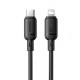 PD кабель Baseus Silky Series Type-C to Lightning 20W 2m Black P10377700113-01