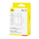 PD кабель Baseus Silky Series Type-C to Lightning 20W 2m White P10377700213-01