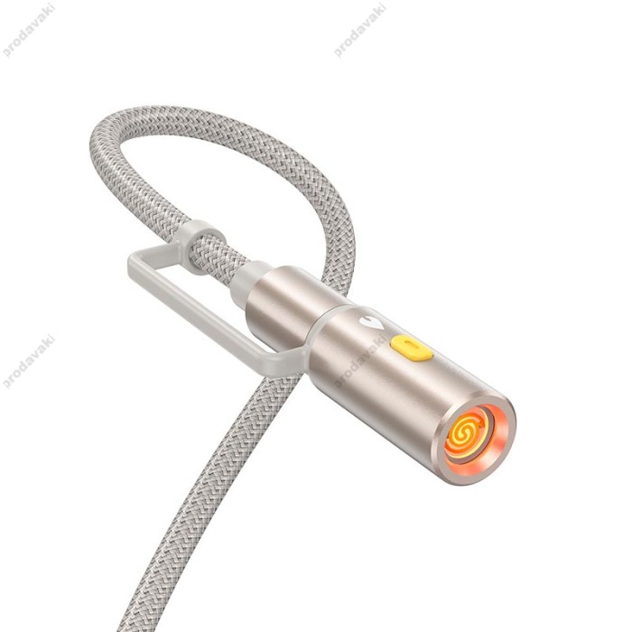 Кабель PD Hoco U138 All-in-one charging data cable USB / Type-C to Type-C / cigarette lighter U138 1.2m PD60W 3A Grey