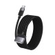 PD Кабель HOCO U141 Magnetic charging Cable Type-C to Mag3 1.8m 140W Black