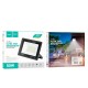 Лампа зовнішня HOCO DL12 Ultra thin outdoor LED flood light 50W IP66 Black