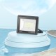 Лампа зовнішня HOCO DL12 Ultra thin outdoor LED flood light 50W IP66 Black