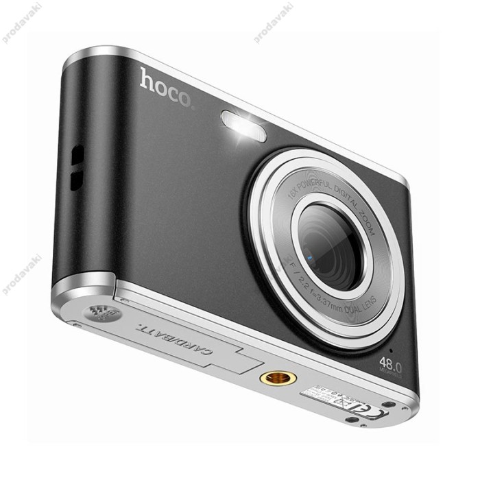 Дитячий фотоапарат / фотокамера HOCO DV203 Dual-Lens digital camera 48MP 30fps/1920p 2.8" IPS HD Black
