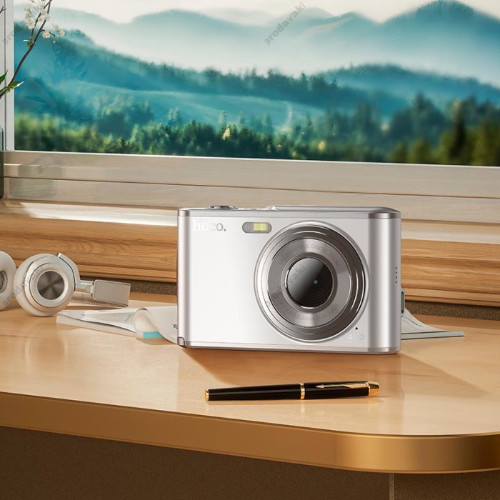 Дитячий фотоапарат / фотокамера HOCO DV203 Dual-Lens digital camera 48MP 30fps/1920p 2.8" IPS HD White