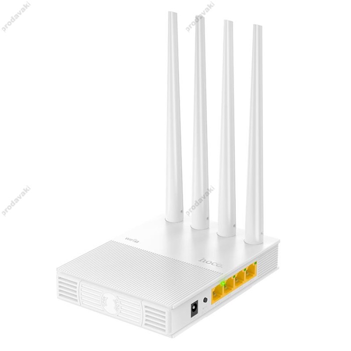 Роутер маршрутизатор Hoco HI31 WiFi5 wireless router 2.4GHz / 5GHz 1200Mbps White