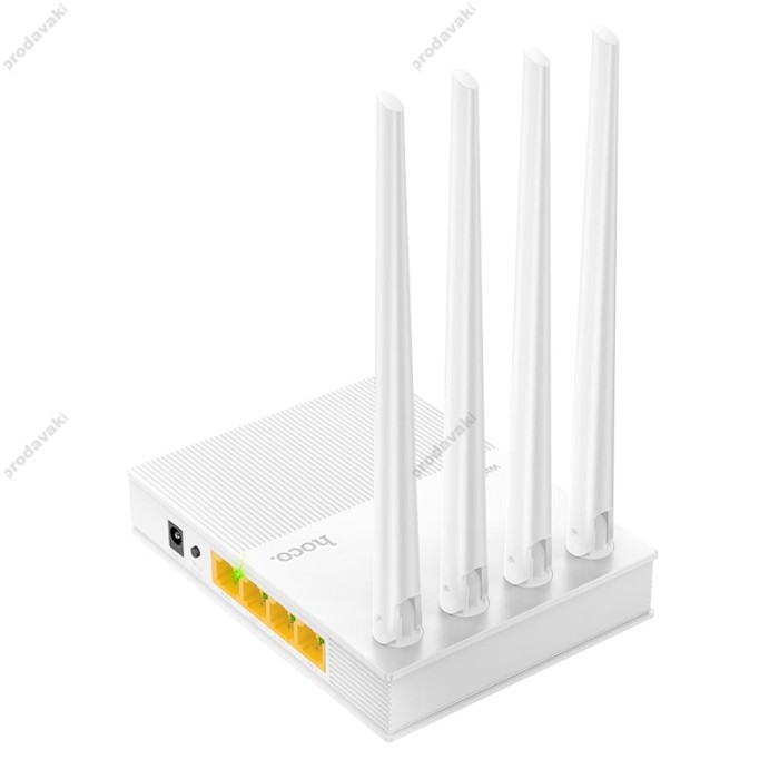 Роутер маршрутизатор Hoco HI31 WiFi5 wireless router 2.4GHz / 5GHz 1200Mbps White