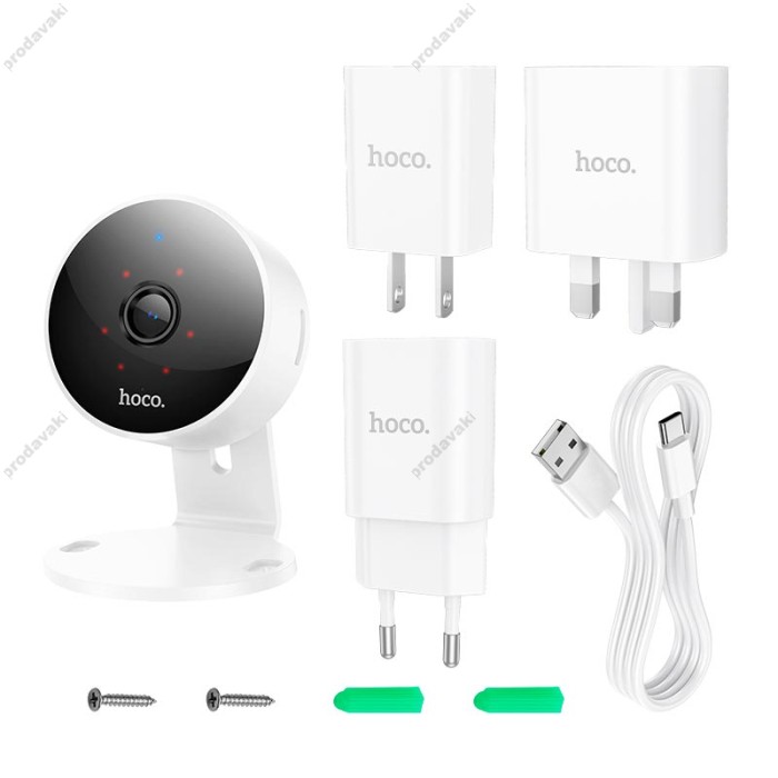 Камера відеоспостереження Hoco DI10 smart camera 306° White