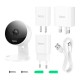 Камера відеоспостереження Hoco DI10 smart camera 306° White