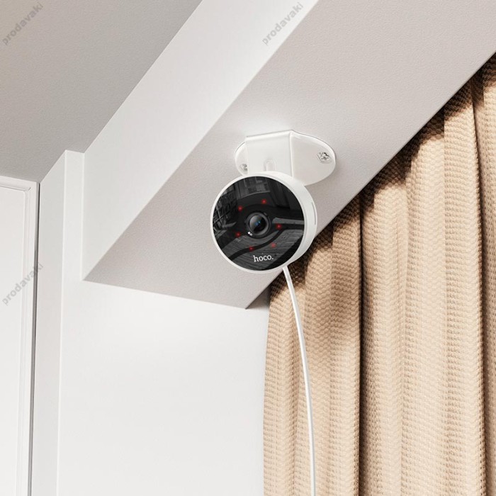 Камера відеоспостереження HOCO D7 Indoor HD camera 4MP 1440P 2.4G 105° White