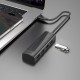 USB-Хаб HOCO HB41 Easy safety 4в1 Type-C to 4xUSB 2.0 0.2M Black