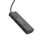 USB-Хаб HOCO HB41 Easy safety Adapter 4в1 Type-C to USB 3.0+3xUSB 2.0 0.2M Black