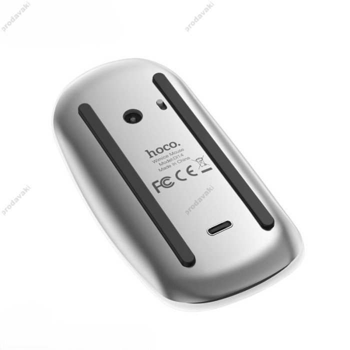 Комп'ютерна Миша HOCO DI14 Wireless mouse BT3.0-5.0 1600DPI White