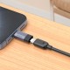 Перехідник Hoco UA29 Type-C male to iP Lightning female charging and data adapter 3A Black