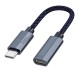 Перехідник Hoco UA29A Type-C male to iP female charging and data adapter cable 3A 0,15m Black