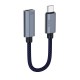 Перехідник Hoco UA29A Type-C male to iP female charging and data adapter cable 3A 0,15m Black