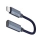 Перехідник Hoco UA29A Type-C male to iP female charging and data adapter cable 3A 0,15m Black