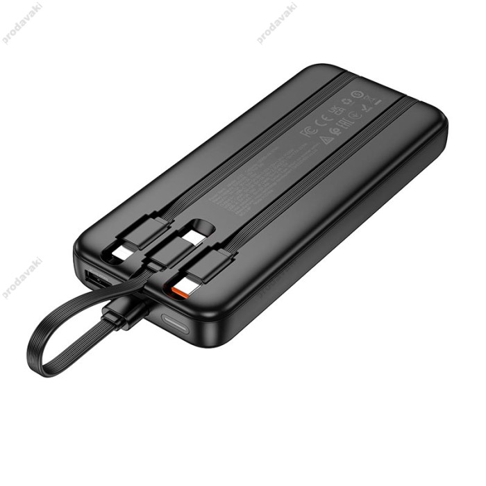 Повербанк портативний акумулятор Power bank Hoco J132 Sabio fully compatible 22.5W 10000 mAh Black