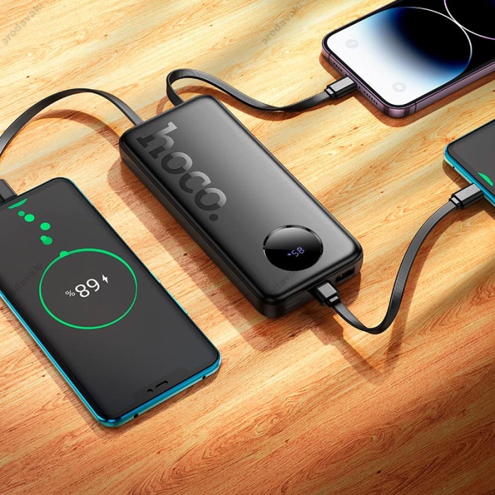 Повербанк портативний акумулятор Power bank Hoco J132 Sabio fully compatible 22.5W 10000 mAh Black