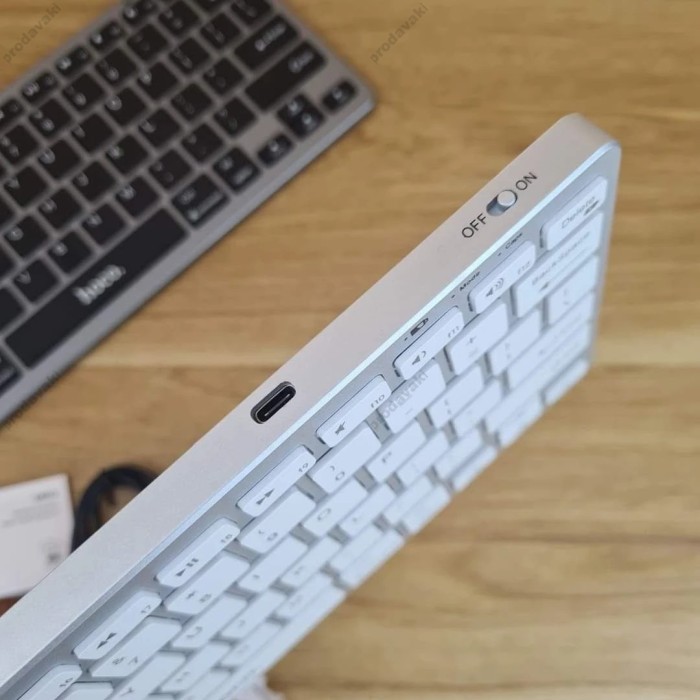 Комп'ютерна Клавіатура HOCO GM32 Wisdom wireless dual-mode keyboard 2.4G / BT5.0 50h Max White