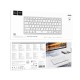 Комп'ютерна Клавіатура HOCO GM32 Wisdom wireless dual-mode keyboard 2.4G / BT5.0 50h Max White