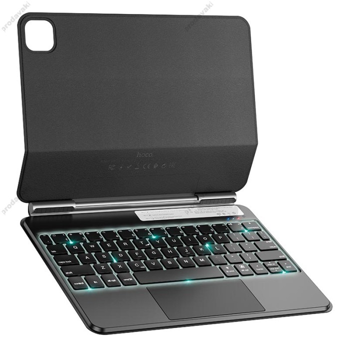 Клавіатура Hoco GM33 Smart keyboard for Pad Pro / Air2 / Air4 / Air5 (10.9 / 11 inches) GM33 BT5.1 / 5-100h Black
