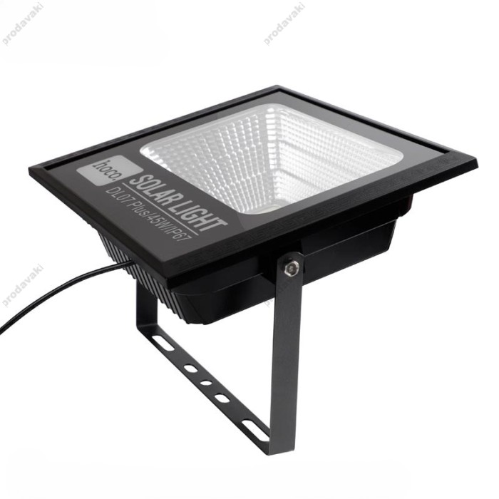 Лампа зовнішня HOCO DL07 Plus Outdoor solar energy garden light 45W IP67 Black