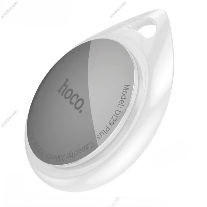 Пошуковий трекер HOCO DI29 Plus Water droplet shape anti-lost tracker IOS White