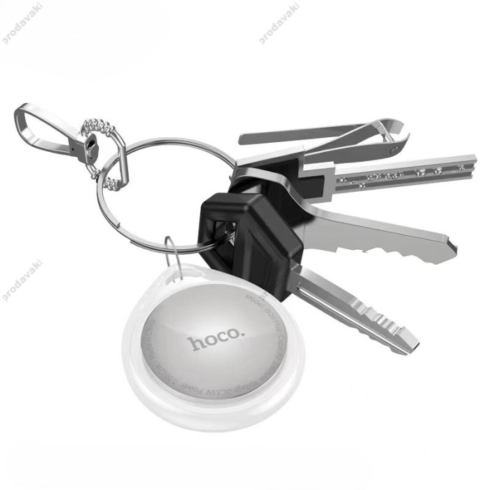 Пошуковий трекер HOCO DI29 Plus Water droplet shape anti-lost tracker IOS White