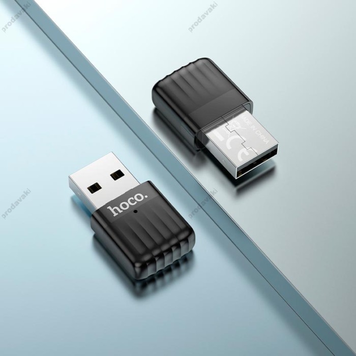 Бездротовий WiFi Адаптер HOCO WiFi5 HI33 internal antenna wireless network card 2.4GHz/5GHz 650Mbps Black