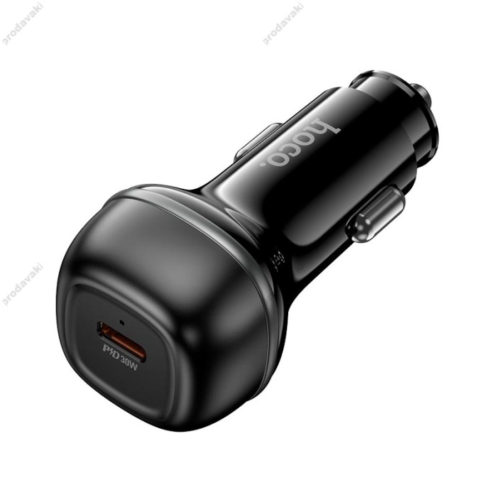 Автомобільний зарядний пристрій Hoco Z58 Rank single port Car charger 30W Black