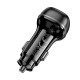 Автомобільний зарядний пристрій Hoco Z58 Rank single port Car charger 30W Black