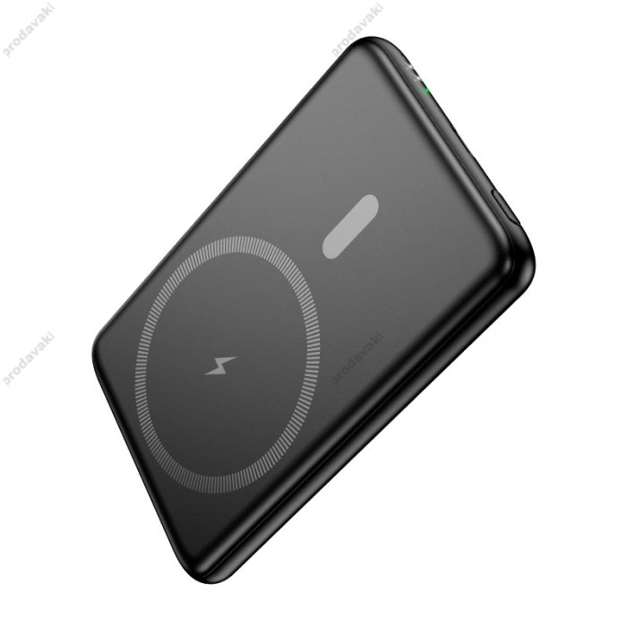 Повербанк портативний акумулятор Power bank Hoco J140A Tony MagSafe магнітний 20W 5000 mAh Black