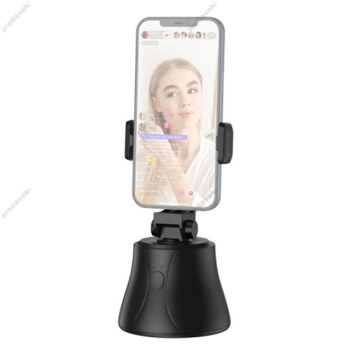 Підставка з трекером руху BASEUS 360°AI Following Shot Tripod Head Black (SUYT-B01)