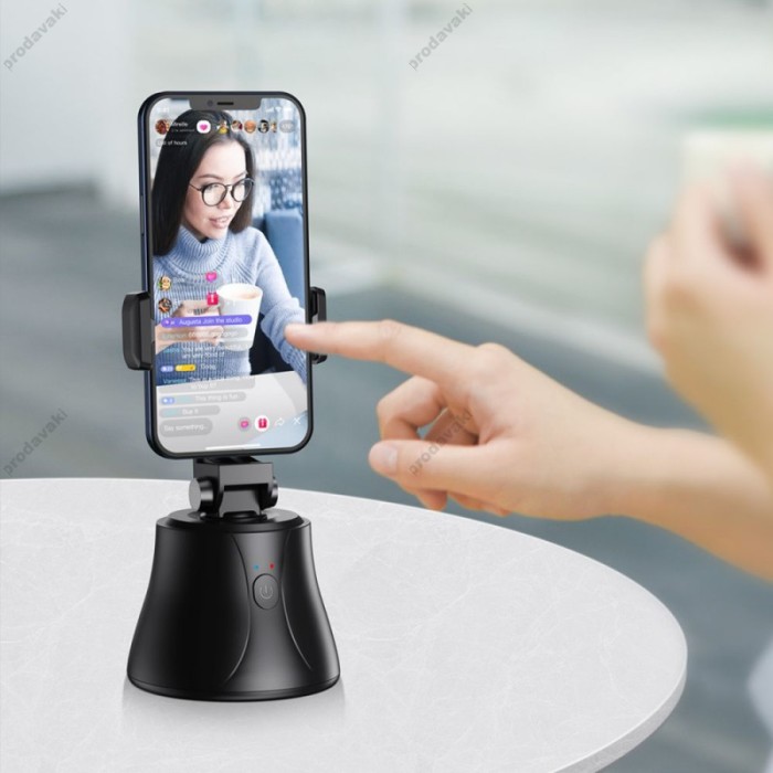 Підставка з трекером руху BASEUS 360°AI Following Shot Tripod Head Black (SUYT-B01)