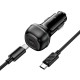 Автомобільний зарядний пристрій Hoco Z58 rank single port Car charger Type-C cable 30W Black