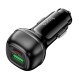 Автомобільний зарядний пристрій Hoco Z58A Rank dual port Car charger 48W Black