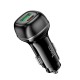 Автомобільний зарядний пристрій Hoco Z58A Rank dual port Car charger 48W Black