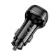 Автомобільний зарядний пристрій Hoco Z58A Rank dual port Car charger 48W Black