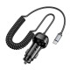 Автомобільний зарядний пристрій Hoco Z58B Rank Car charger Type-C cable 48W Black