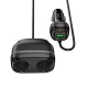 Автомобільний зарядний пристрій розгалужувач Hoco Z59 Rank dual port Car charger 240W PD30W Black