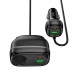 Автомобільний зарядний пристрій розгалужувач Hoco Z59A Rank Car charger 240W PD30W Black