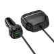 Автомобільний зарядний пристрій розгалужувач Hoco Z59A Rank Car charger 240W PD30W Black