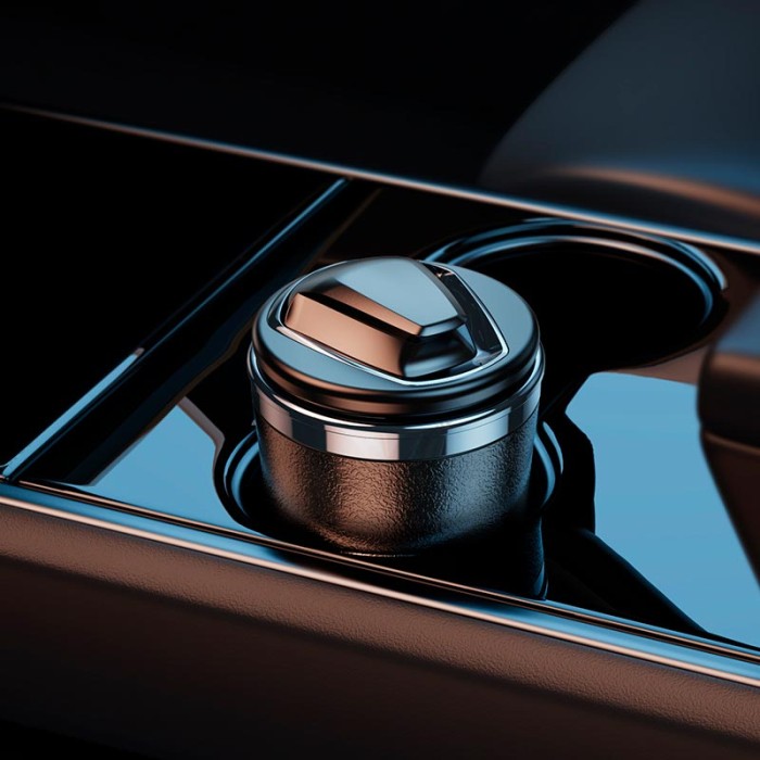 Автомобільна попільничка Hoco ZP10 Charm car ashtray Black