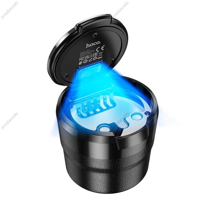 Автомобільна попільничка Hoco ZP11 Delta car ashtray Black