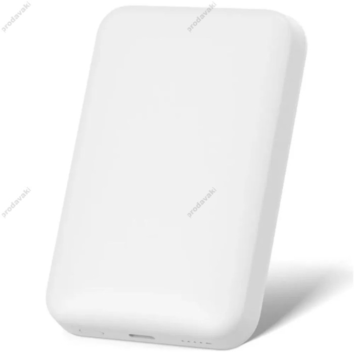 Повербанк портативний акумулятор Power Bank Wiwu Wi-P037 Magnetic 20W 5000 mAh White