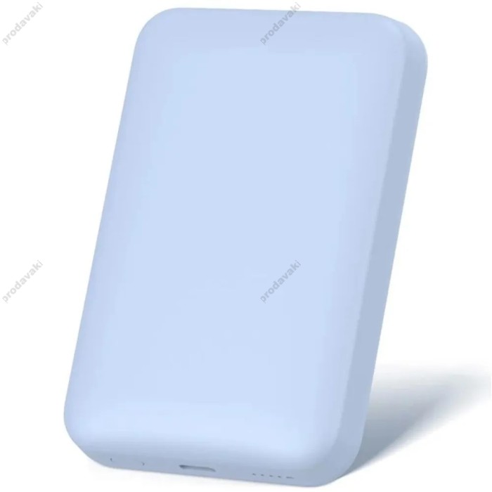Повербанк портативний акумулятор Power Bank Wiwu Wi-P037 Magnetic 20W 5000 mAh Blue