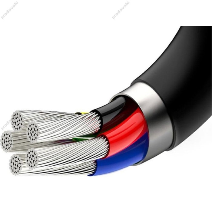 Перехідник BASEUS L53 Type-C to 3,5 mm Aux Macbook support PD 18W black CATL53-01